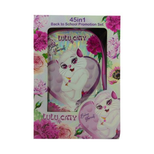ست 45 در 1 کوله پشتی چرخدار 46 سانتی LuLu Caty مدل Rainbow Max - Backpack - Trolley - Promotion Items 45 in 1 - LuLu Caty _کیف مدرسه